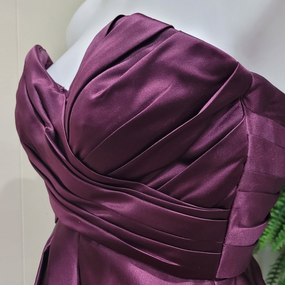 Bill Kevkoff Bridesmaid Prom Party Strapless Dress Size 4 - Picture 4 of 12